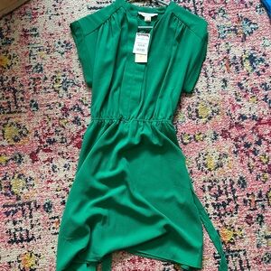 Emerald Short Sleeve Elastic-Waist Mini Dress by Target